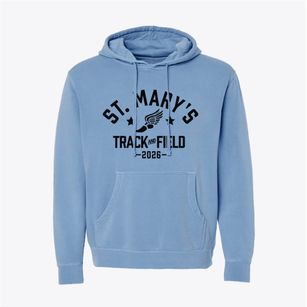 Saint Mary's School Track and Field Pigment-Dyed Hoodie