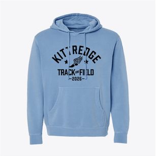 Kittredge School Track and Field Pigment-Dyed Hoodie