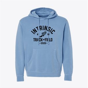 Intrinsic Charter School Downtown Campus Track and Field Pigment-Dyed Hoodie