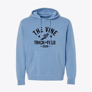 The Vine Track and Field Pigment-Dyed Hoodie