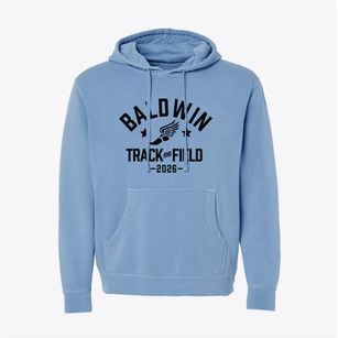 Baldwin Primary Center Track and Field Pigment-Dyed Hoodie