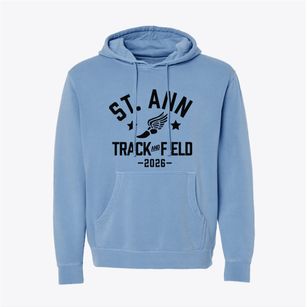 St. Ann Parish Track and Field Pigment-Dyed Hoodie