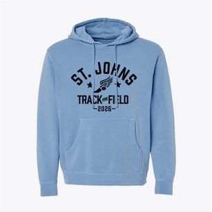 Saint Johns High School Track and Field Pigment-Dyed Hoodie
