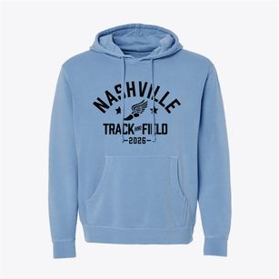 Nashville High School Track and Field Pigment-Dyed Hoodie
