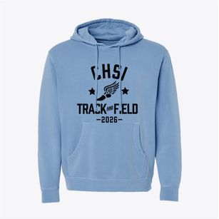 Career Health Studies Institute Track and Field Pigment-Dyed Hoodie