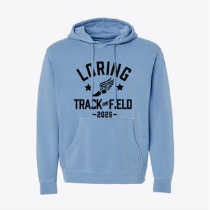 Loring Primary School Track and Field Pigment-Dyed Hoodie