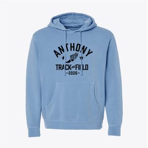 Anthony Middle School Track and Field Pigment-Dyed Hoodie