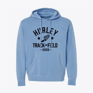 Hurley R 1 School Track and Field Pigment-Dyed Hoodie