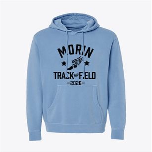 Morin Elementary School Track and Field Pigment-Dyed Hoodie