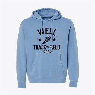 Well School Track and Field Pigment-Dyed Hoodie