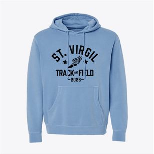 St. Virgil Academy Track and Field Pigment-Dyed Hoodie