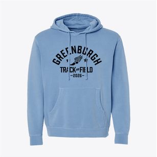Greenburgh Academy Track and Field Pigment-Dyed Hoodie