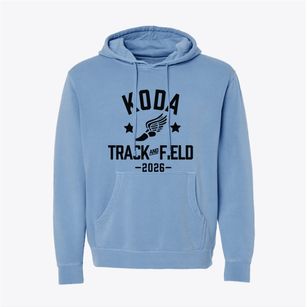 Koda Middle School Track and Field Pigment-Dyed Hoodie