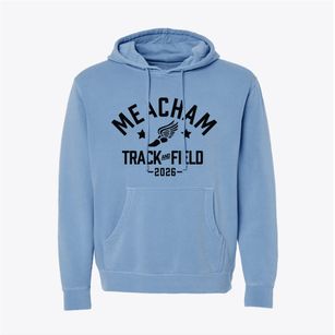 Meacham Elementary School Track and Field Pigment-Dyed Hoodie