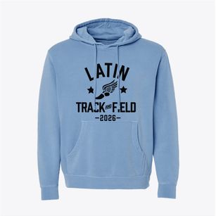 Charlotte Latin School Track and Field Pigment-Dyed Hoodie
