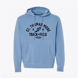 St. Thomas More/newman Center Track and Field Pigment-Dyed Hoodie