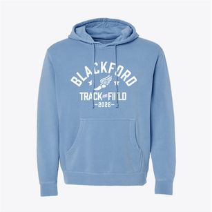 Blackford High School Track and Field Pigment-Dyed Hoodie