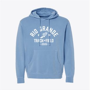 Rio Grande Elementary School Track and Field Pigment-Dyed Hoodie