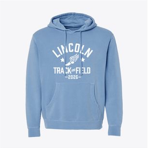 Lincoln Primary School Track and Field Pigment-Dyed Hoodie