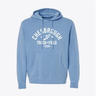 Chesbrough Elementary School Track and Field Pigment-Dyed Hoodie