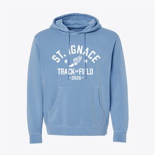 Lasalle High School Track and Field Pigment-Dyed Hoodie