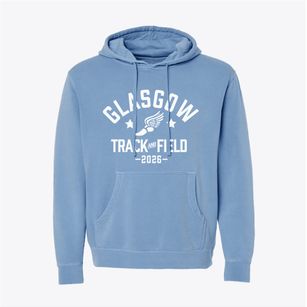 Glasgow High School Track and Field Pigment-Dyed Hoodie