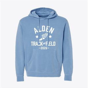 Alden Intermediate School Track and Field Pigment-Dyed Hoodie