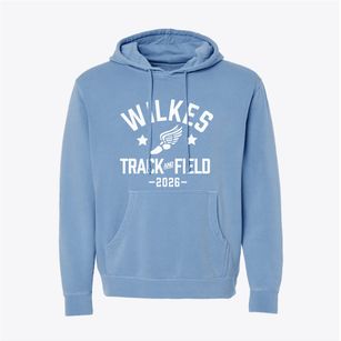 Wilkes Elementary School Track and Field Pigment-Dyed Hoodie