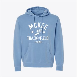 Mckee Primary School Track and Field Pigment-Dyed Hoodie
