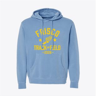 Frisco Elementary School Track and Field Pigment-Dyed Hoodie