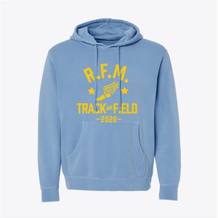 R.f.m. Christian Academy Track and Field Pigment-Dyed Hoodie