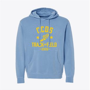 Charlotte Country Day School Track and Field Pigment-Dyed Hoodie