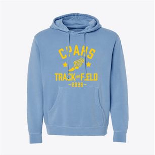 Creative & Performing Arts High School Track and Field Pigment-Dyed Hoodie