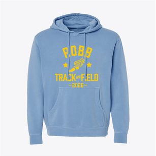 Robb Elementary School Track and Field Pigment-Dyed Hoodie