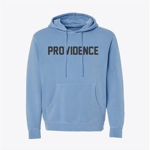 Providence Rhode Island Classic Block Pigment-Dyed Hoodie