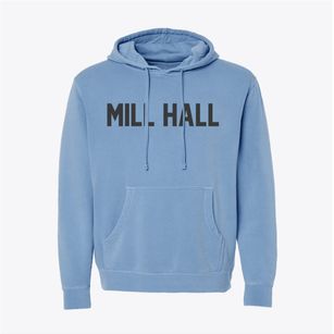 Mill Hall Pennsylvania Classic Block Pigment-Dyed Hoodie