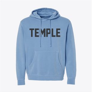 Temple Pennsylvania Classic Block Pigment-Dyed Hoodie