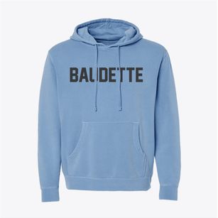 Baudette Minnesota Classic Block Pigment-Dyed Hoodie