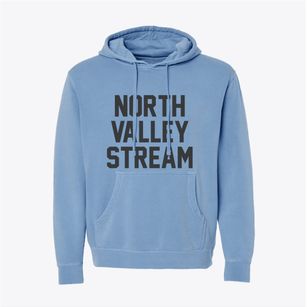 North Valley Stream New York Classic Block Pigment-Dyed Hoodie