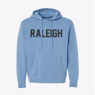 Raleigh North Carolina Classic Block Pigment-Dyed Hoodie