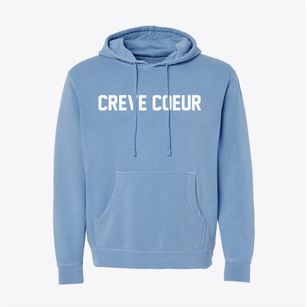 Creve Coeur Illinois Classic Block Pigment-Dyed Hoodie