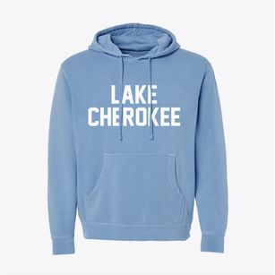 Lake Cherokee Texas Classic Block Pigment-Dyed Hoodie