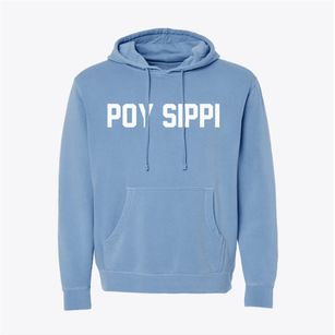 Poy Sippi Wisconsin Classic Block Pigment-Dyed Hoodie