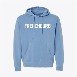 Frenchburg Kentucky Classic Block Pigment-Dyed Hoodie