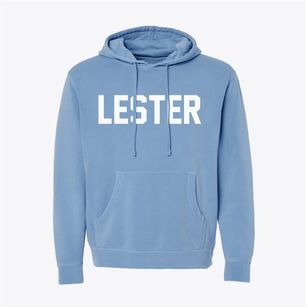 Lester West Virginia Classic Block Pigment-Dyed Hoodie