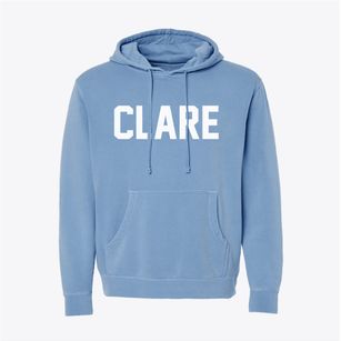 Clare New York Classic Block Pigment-Dyed Hoodie