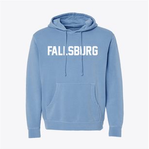 Fallsburg New York Classic Block Pigment-Dyed Hoodie