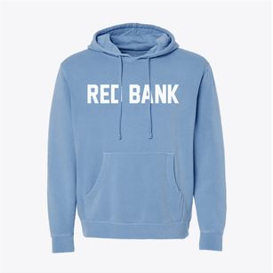 Red Bank New Jersey Classic Block Pigment-Dyed Hoodie