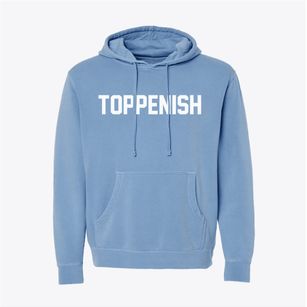Toppenish Washington Classic Block Pigment-Dyed Hoodie