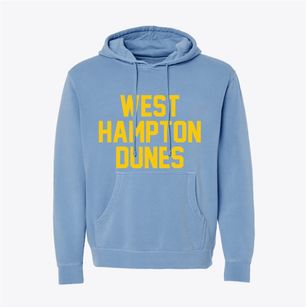 West Hampton Dunes New York Classic Block Pigment-Dyed Hoodie